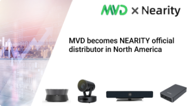 NEARITY chooses Experienced AV Solutions Distributor MVD to distribute AV products in North America