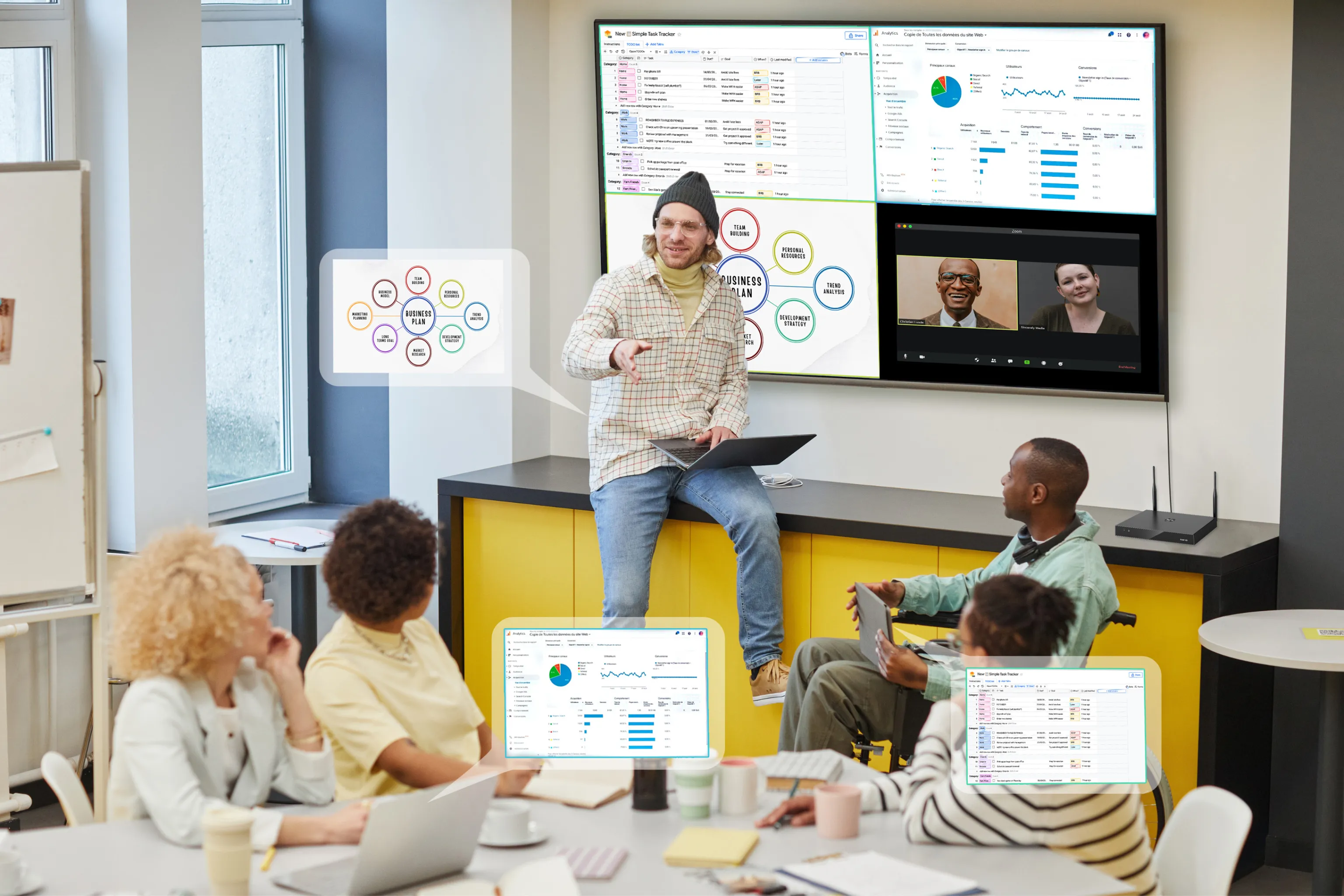 NearHub Rooms: Where content takes center stage in every meeting.