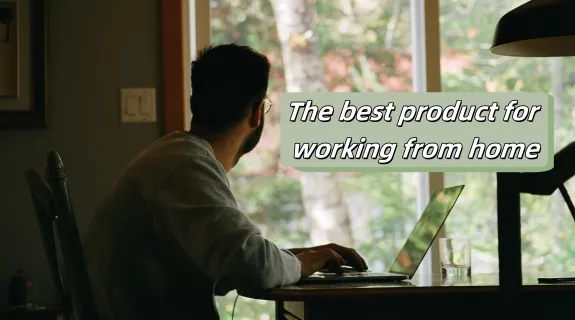 Using computer to work from home