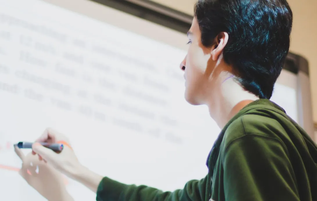 Using a whiteboard