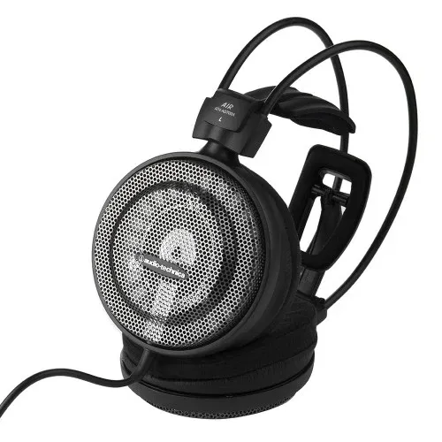 Audio-Technica ATH-AD700X open-back headphone with signature wing-support headband and large circular grille, white background product photo