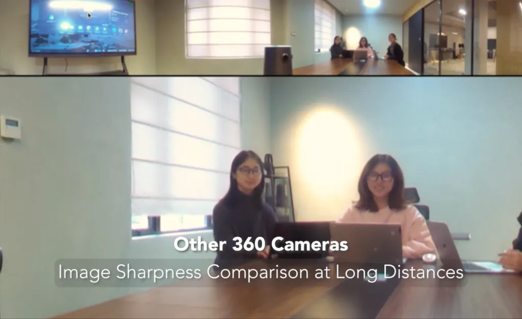 image produced by Meeting Owl 3 10 feet away