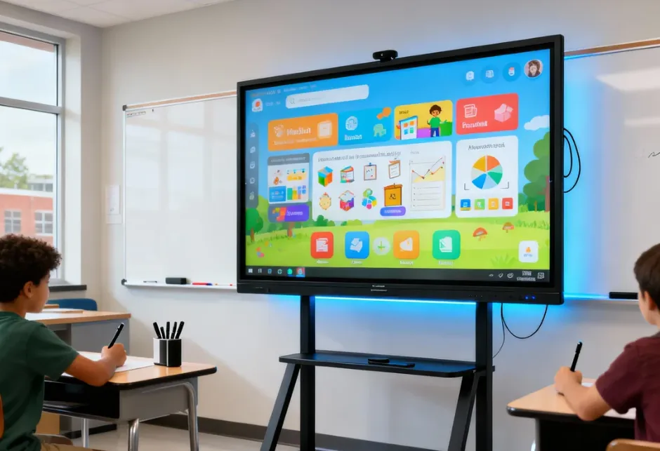 The "New" smartboard tv often be seen in the classroom