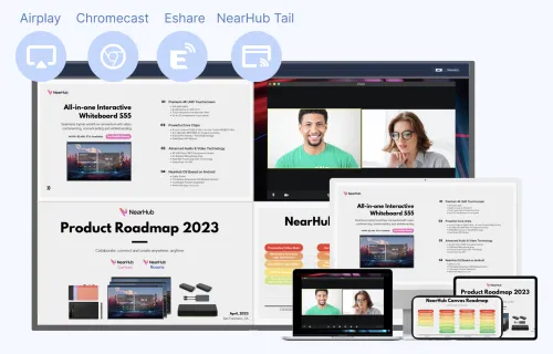 cast all your devices on smartboard