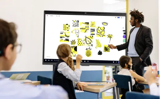 smart whiteboard for classroom