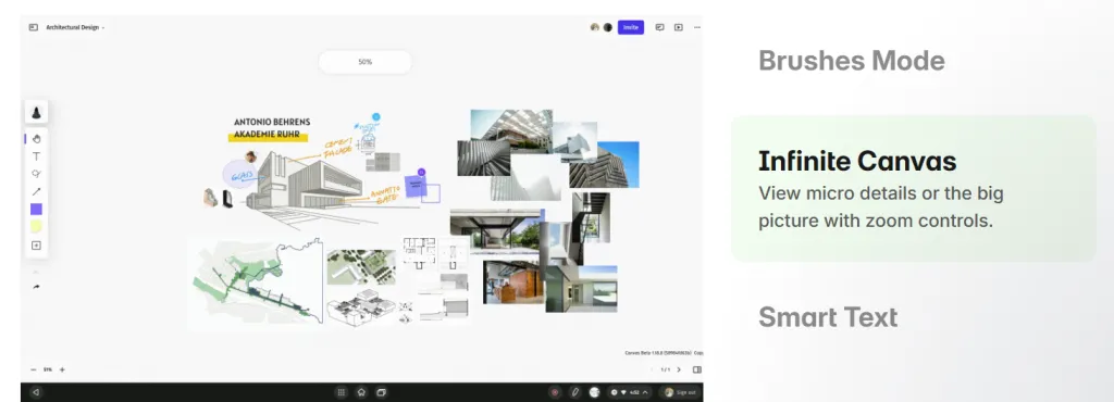 vibe cancas has plenty of functions for you to explore