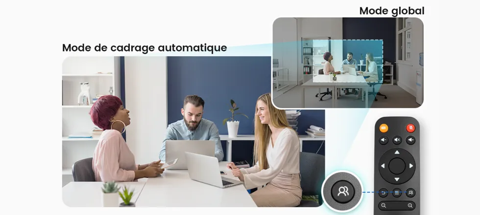 Webcam de conférence Nearity V30S avec résolution 4K HD