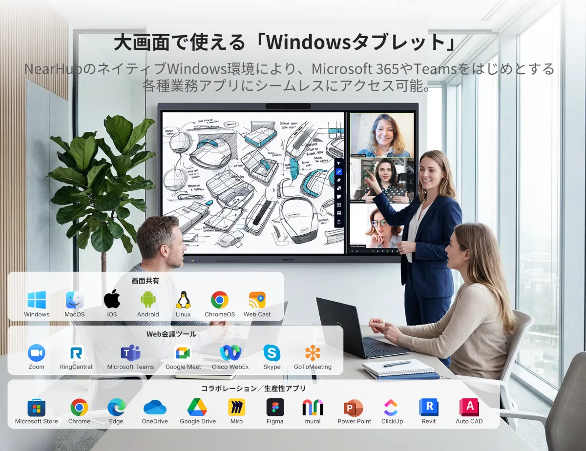 大画面で使えるWindowsタブレット