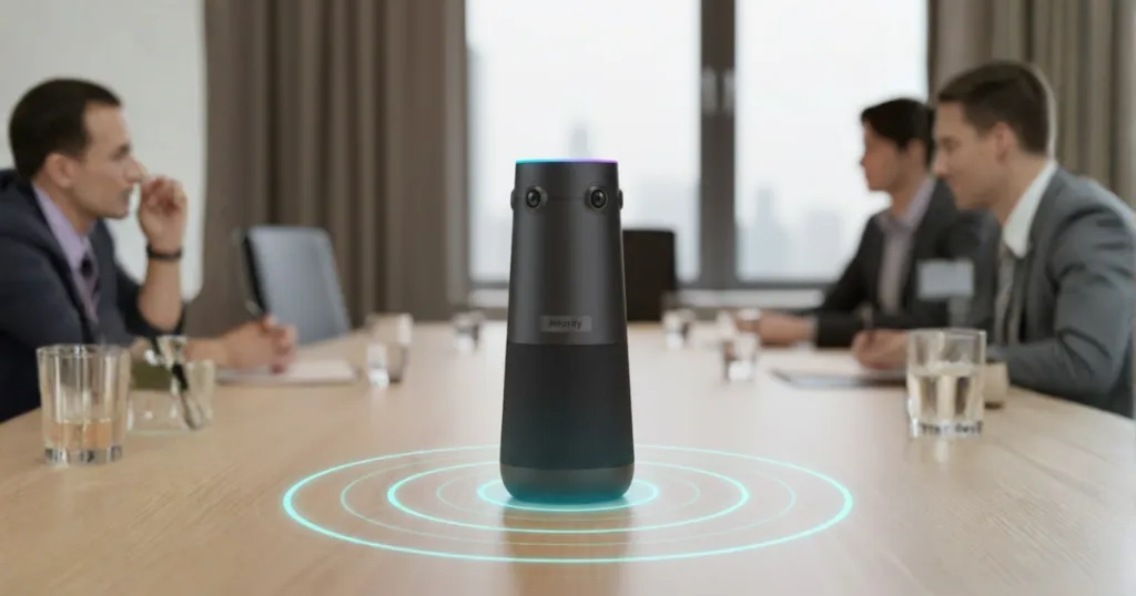 hear everyone in the room clearly with 360 alien conference camera