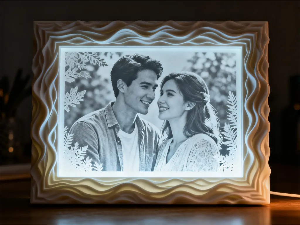 Customizable Lithophane Picture Frame