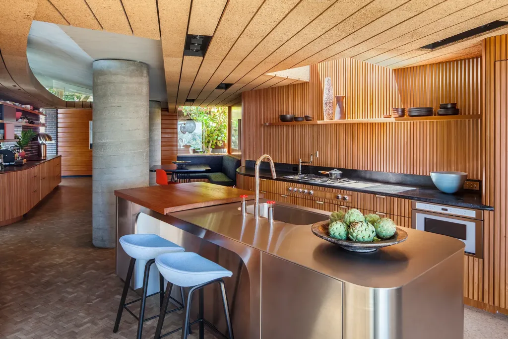 modern home design with metal