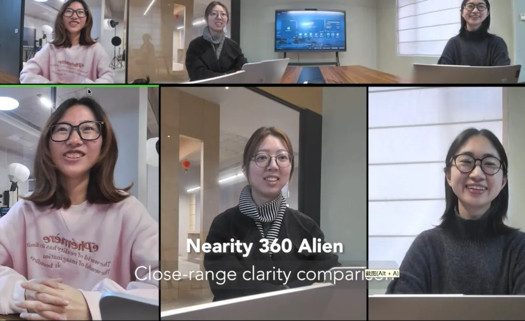 image produced by Nearity 360 Alien