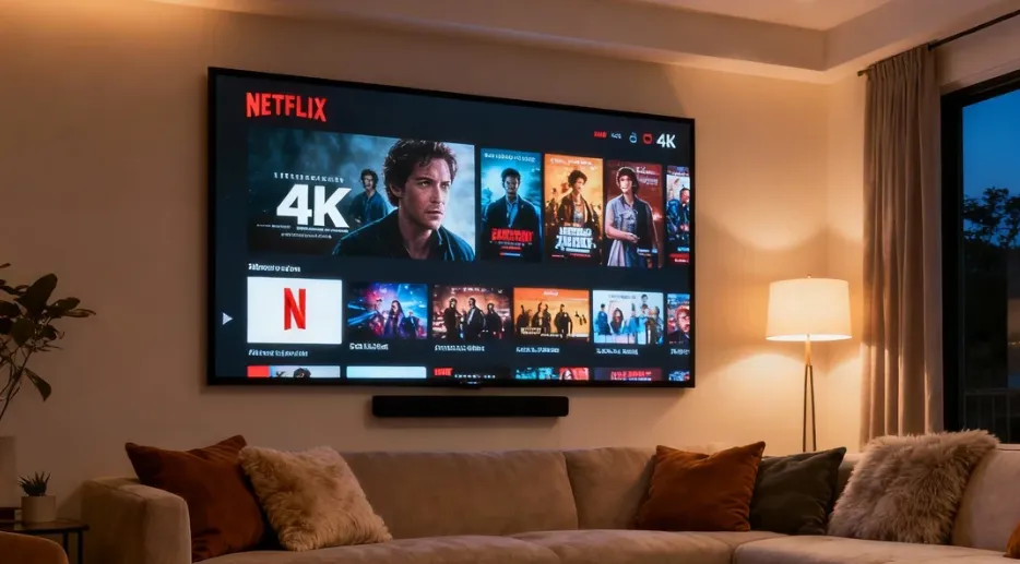you can watch a movie from netflix on a modern smartboard at home