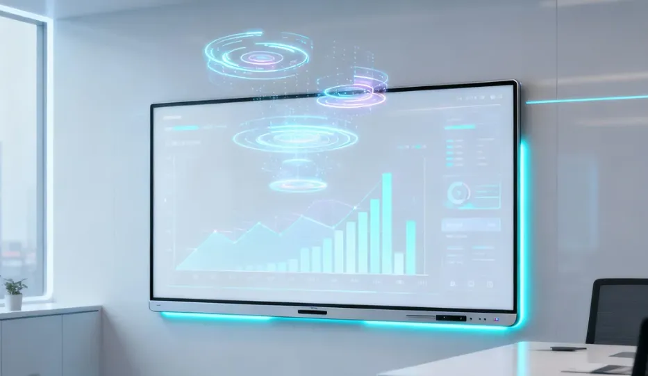 future smart whiteboard with high technology