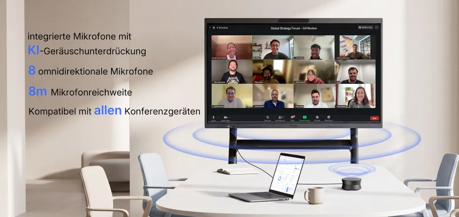 Immersive Hybride Konferenzen mit Jedem Gesicht im Fokuss
