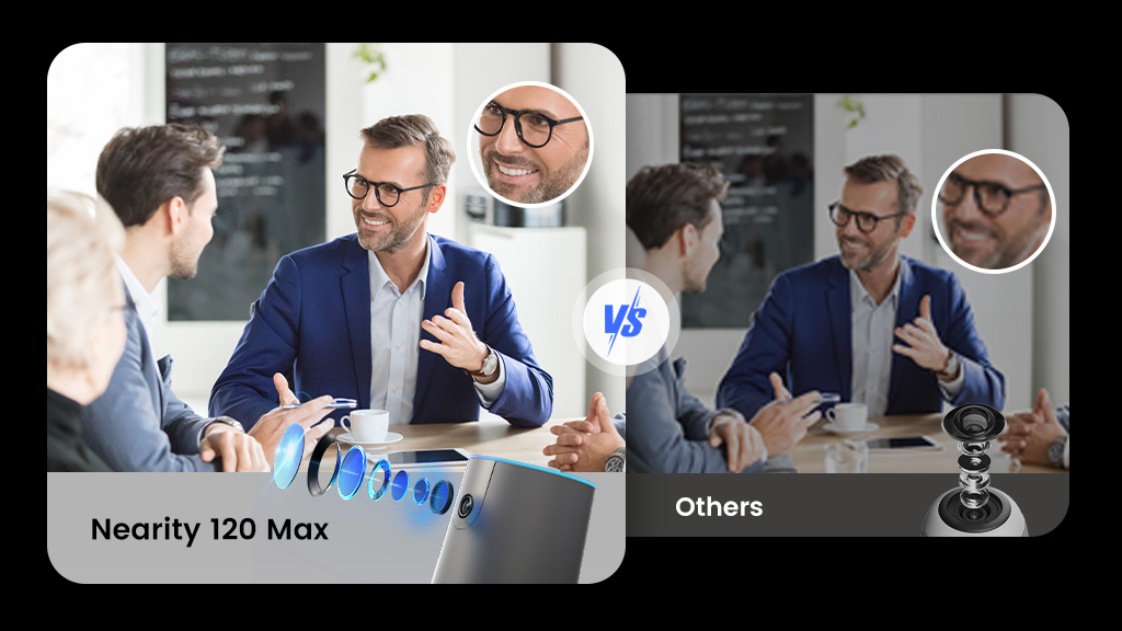 Nearity 120 Max - 4K 120° Wireless Webcam with Speaker | NearHub