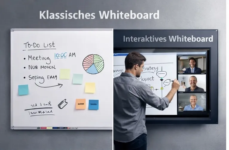 magnettafel whiteboard vs interaktive tafel