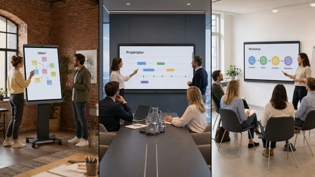Digitale Whiteboard Typen im Besprechungsraum im Vergleich.png
