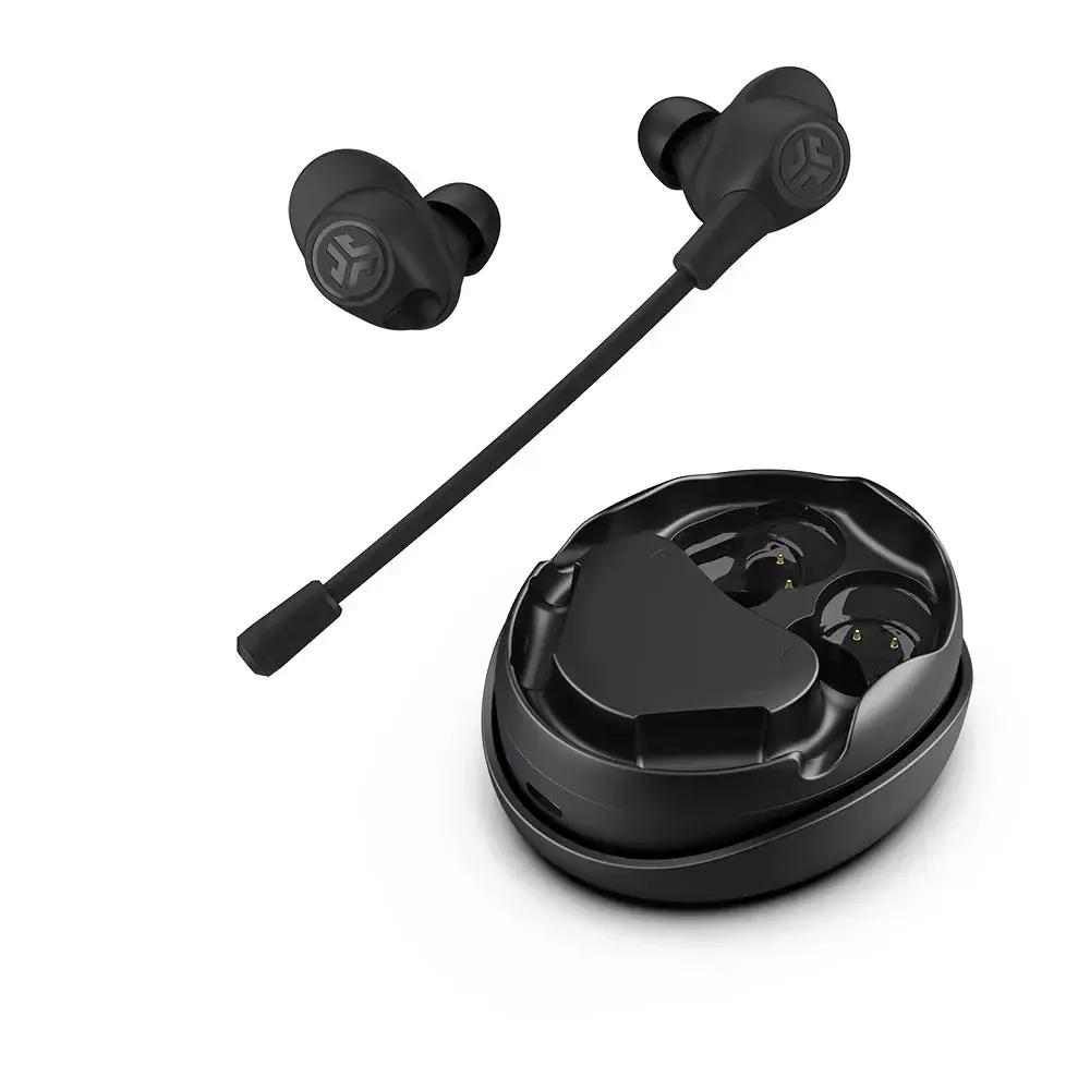 there is a black work earbuds for meetings in the picture