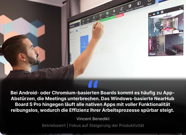 Nearhub Board Max interactive panel board for teaching