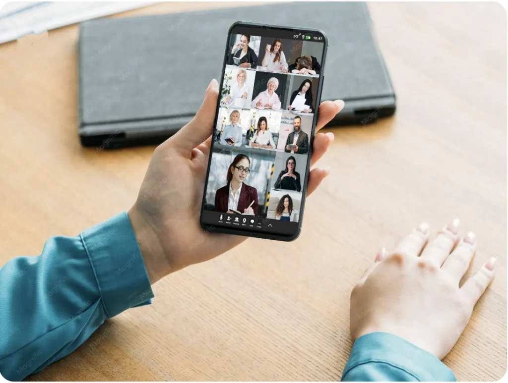 People hold a meeting on Zoom APP.jpg