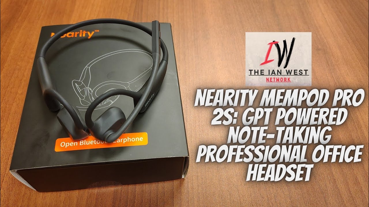 ヘッドホン nearity mempod pro 2s NEARITY MemPod Pro 2S Voice Recorder Headset, Open Ear