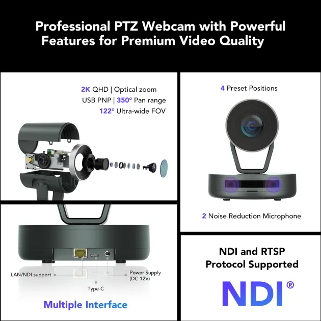 Nearity V410 PTZ Conference Camera รูปที่ 2