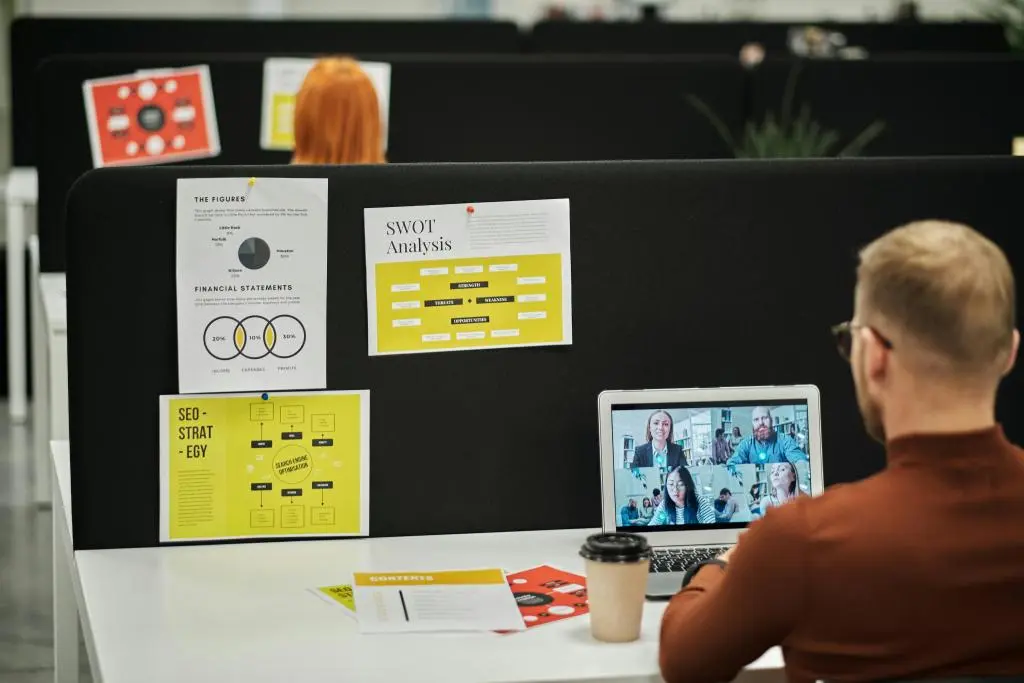 Verwenden von zoom fuer remote meeting