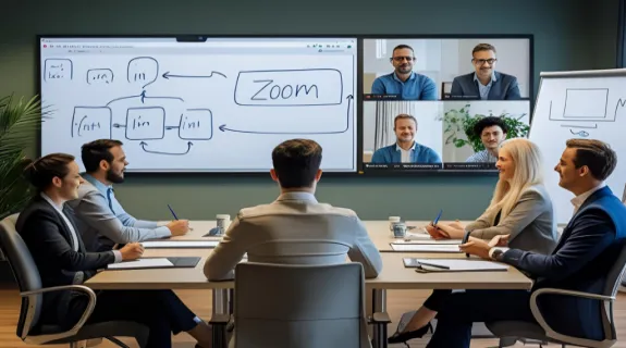 Zusammenarbeit mit dem whiteboard zoom