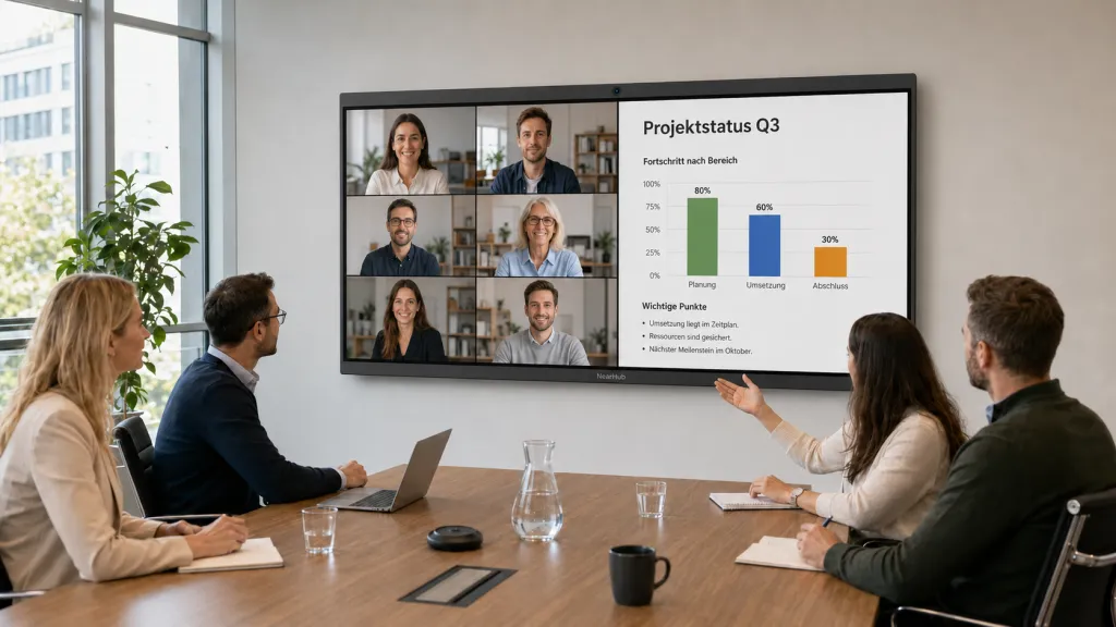 Zwei Displays nebeneinander fuer Videokonferenz und Praesentation.png