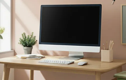 a computer desk