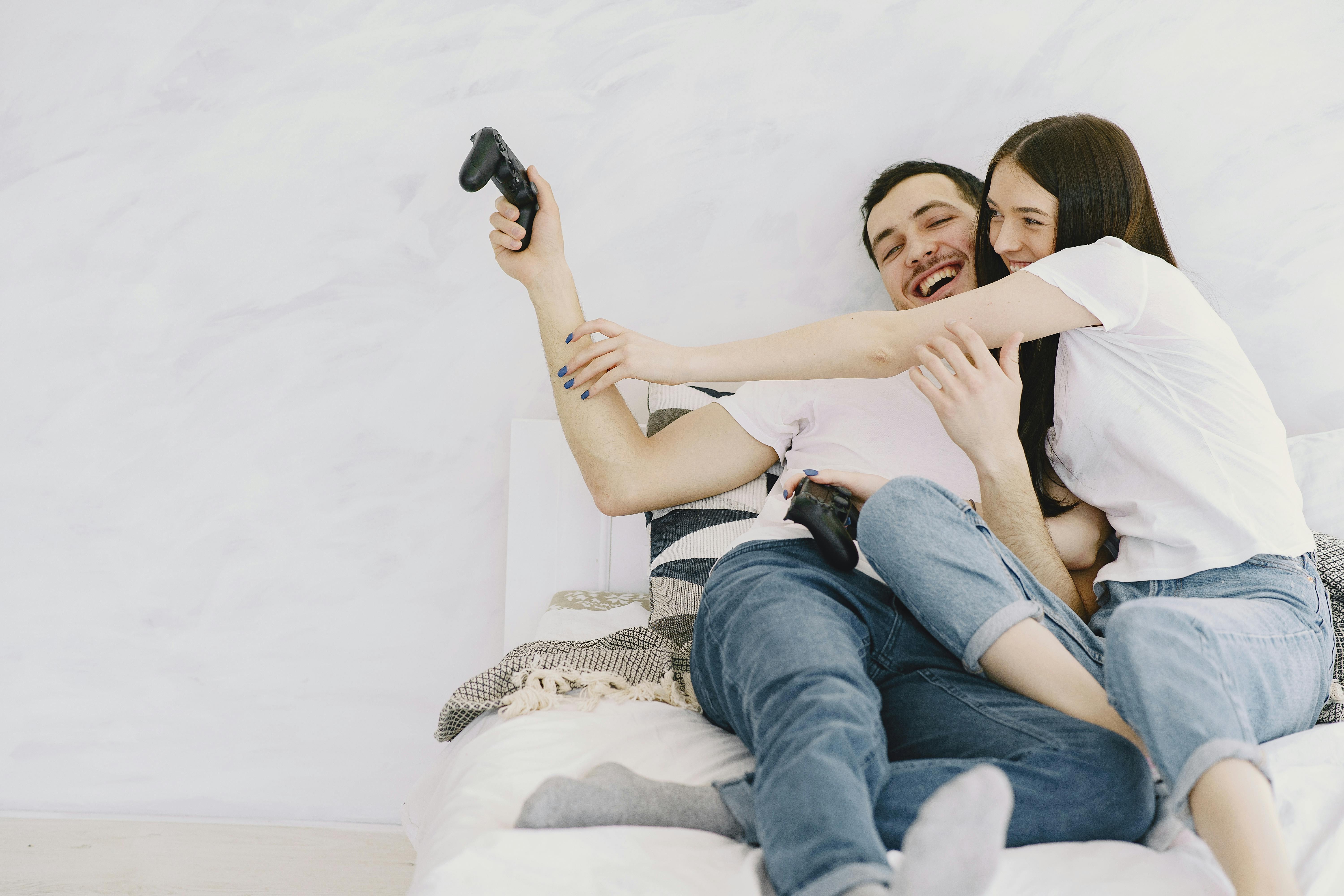 Bedroom-video-game-playing