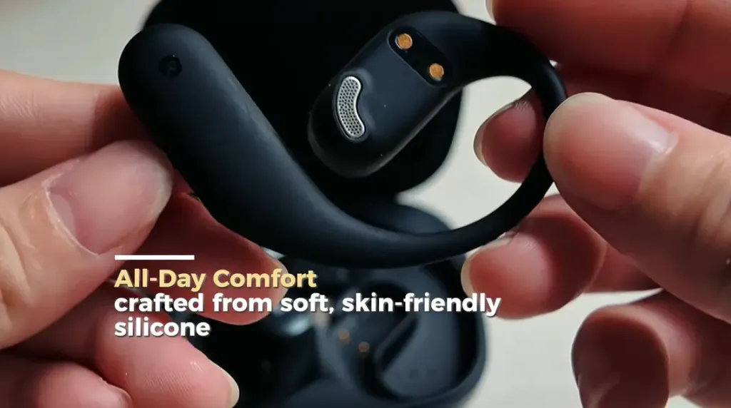 The comfortable earbuds with open-ear design