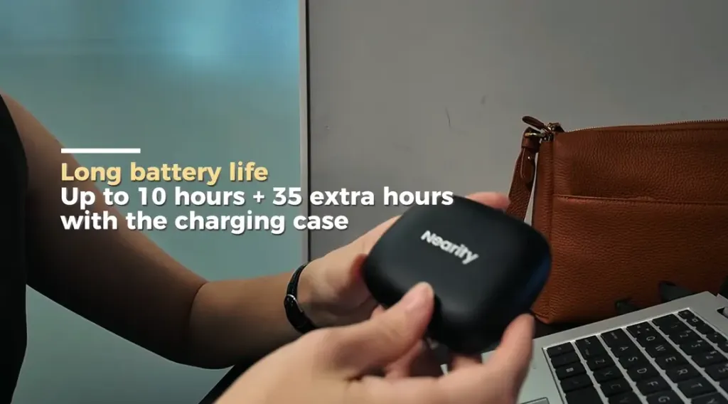The Mempod Fit 2 has long battery life up to 10 hours