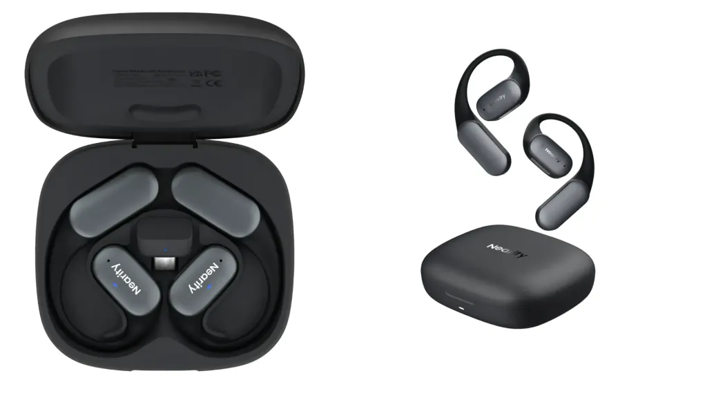 MemPod Fit 2 wireless earbuds for commuting and workouts with open-ear design and clear call quality