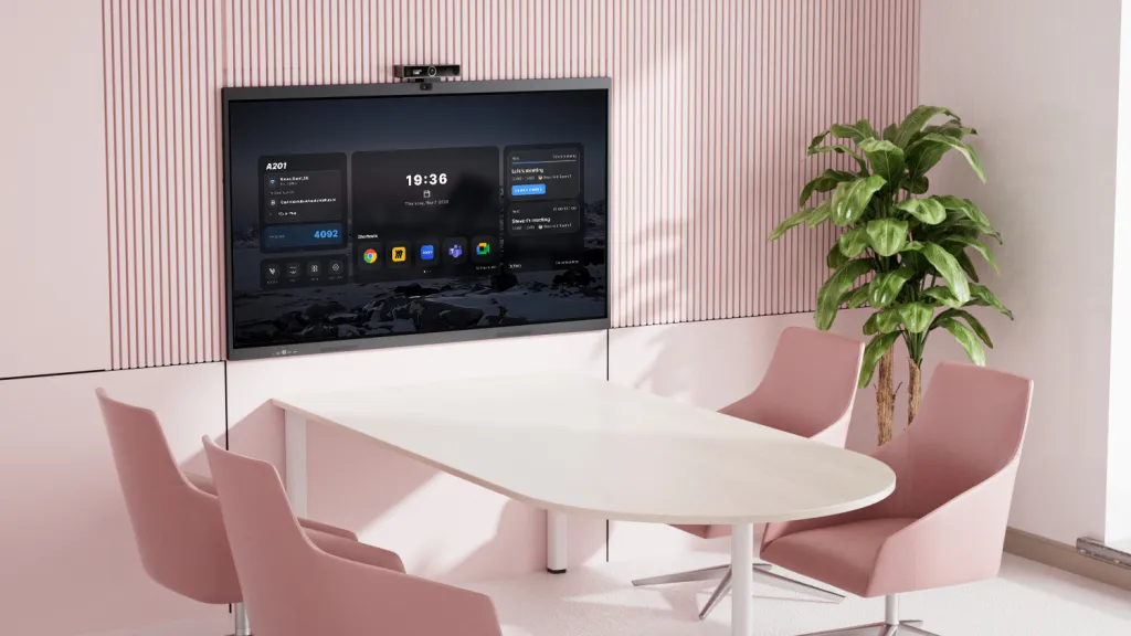 V30S in the huddle room solution.