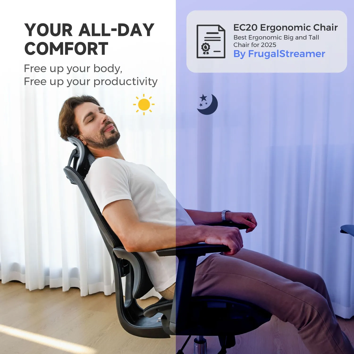 Your all day comfort height adjustable chairs