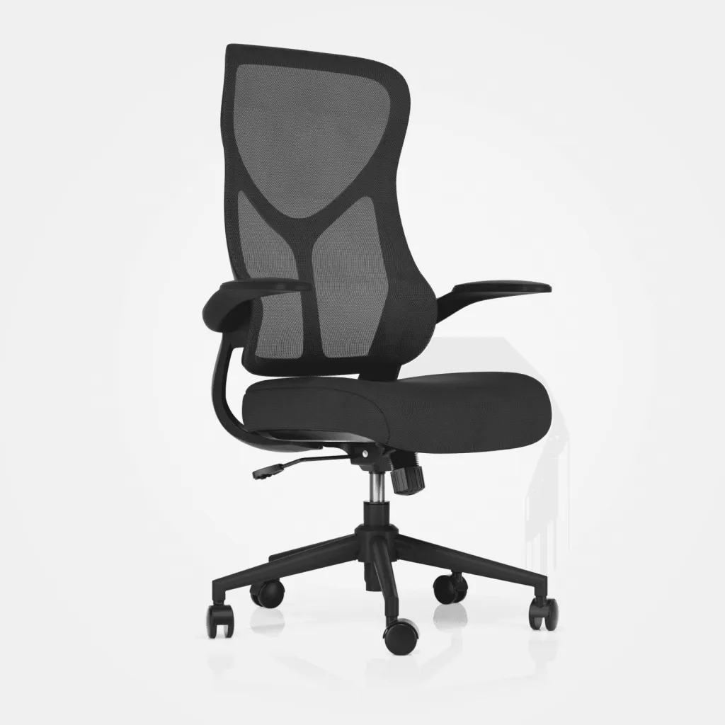 A mesh back computer chair which is comfort and breathability