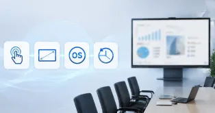business touch panel display