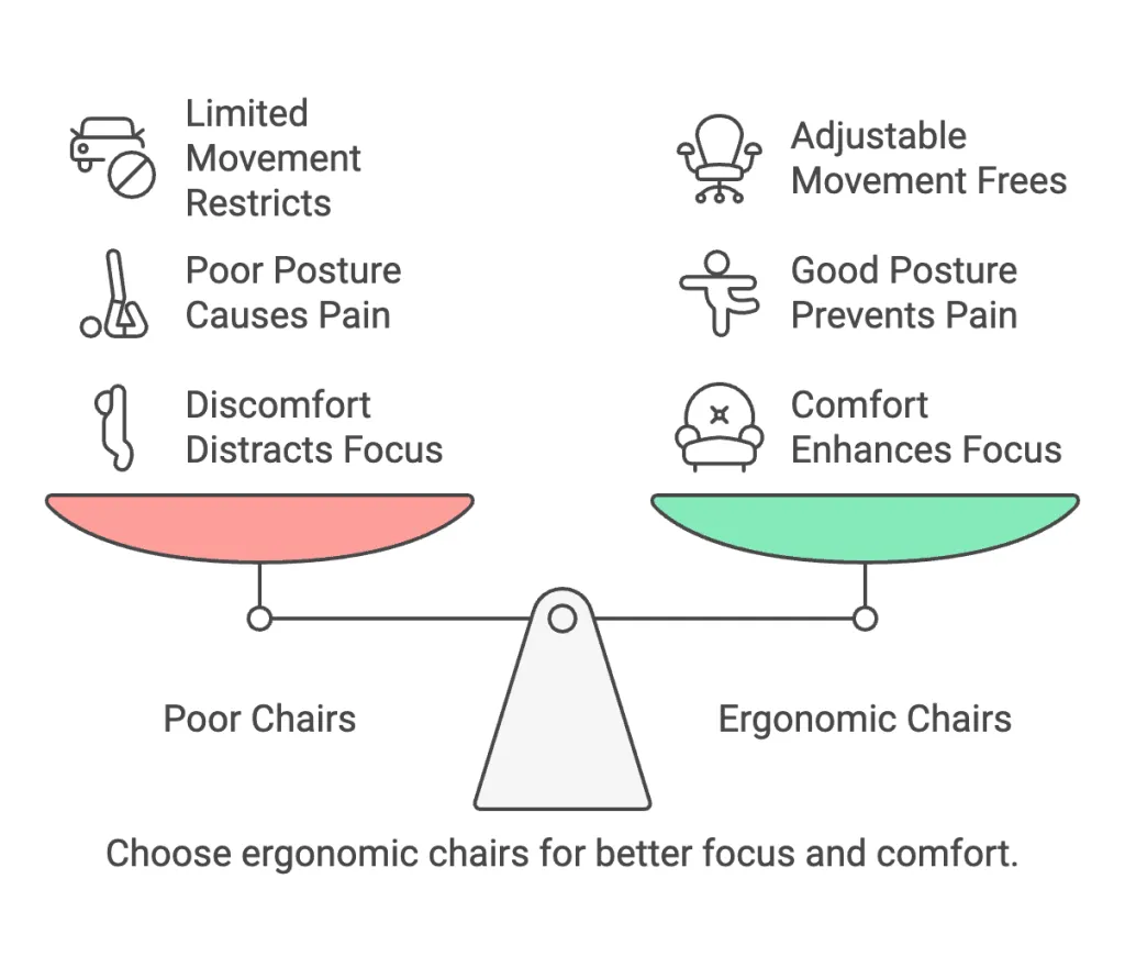 Choose best office chairs for adhd fro better focus and comfort