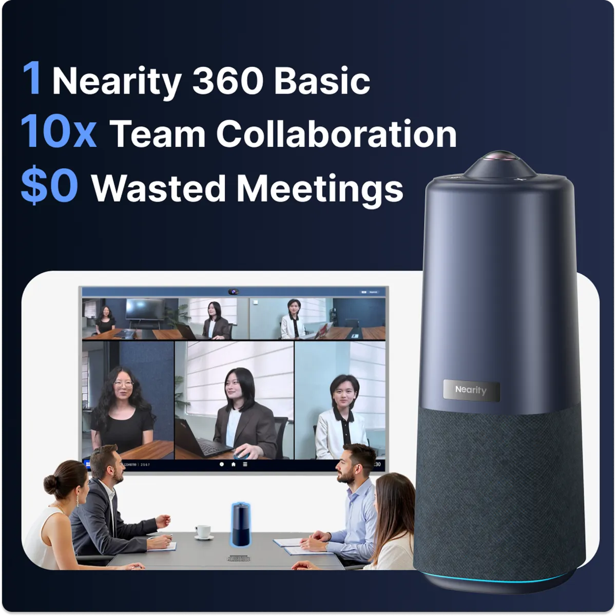 conference room camera for 0 zoom fatigue