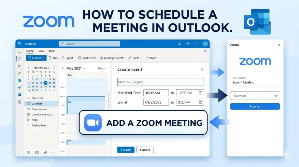Zoom Outlook scheduling guide