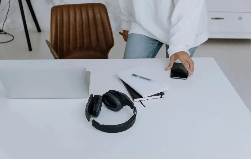 Brown office chair for back support