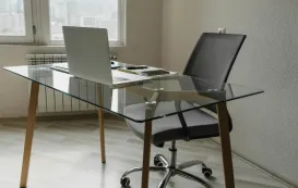 A black chair for bad back