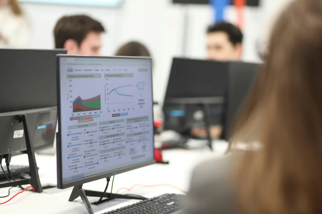 Das team nutzt das kpi dashboard