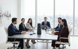 discuss in new meeting room