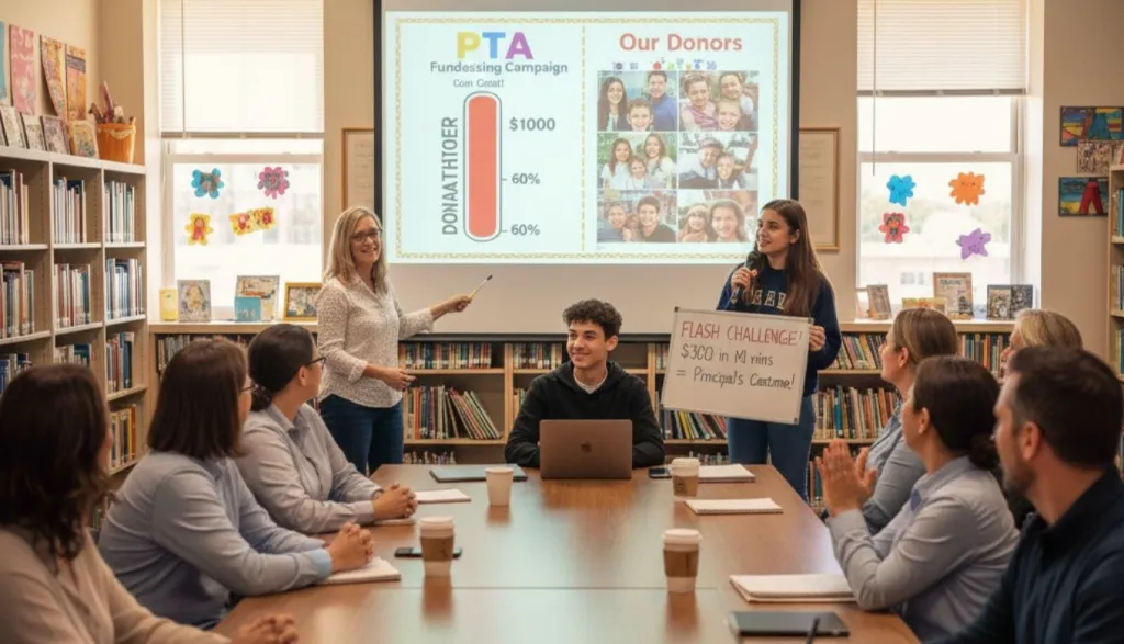 school is expressing gratitute to their donors