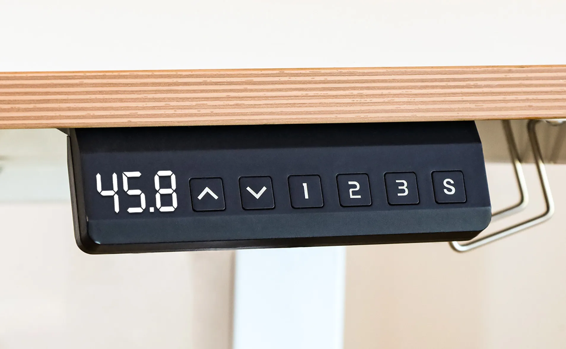 Standing computer desk NearHub OD30 with control panel