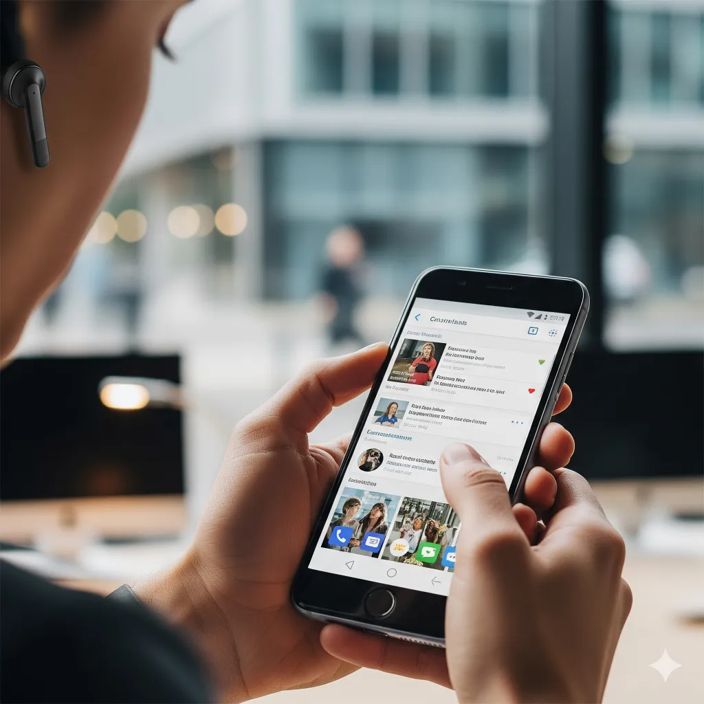 A woman is looking for the best earbuds for android.