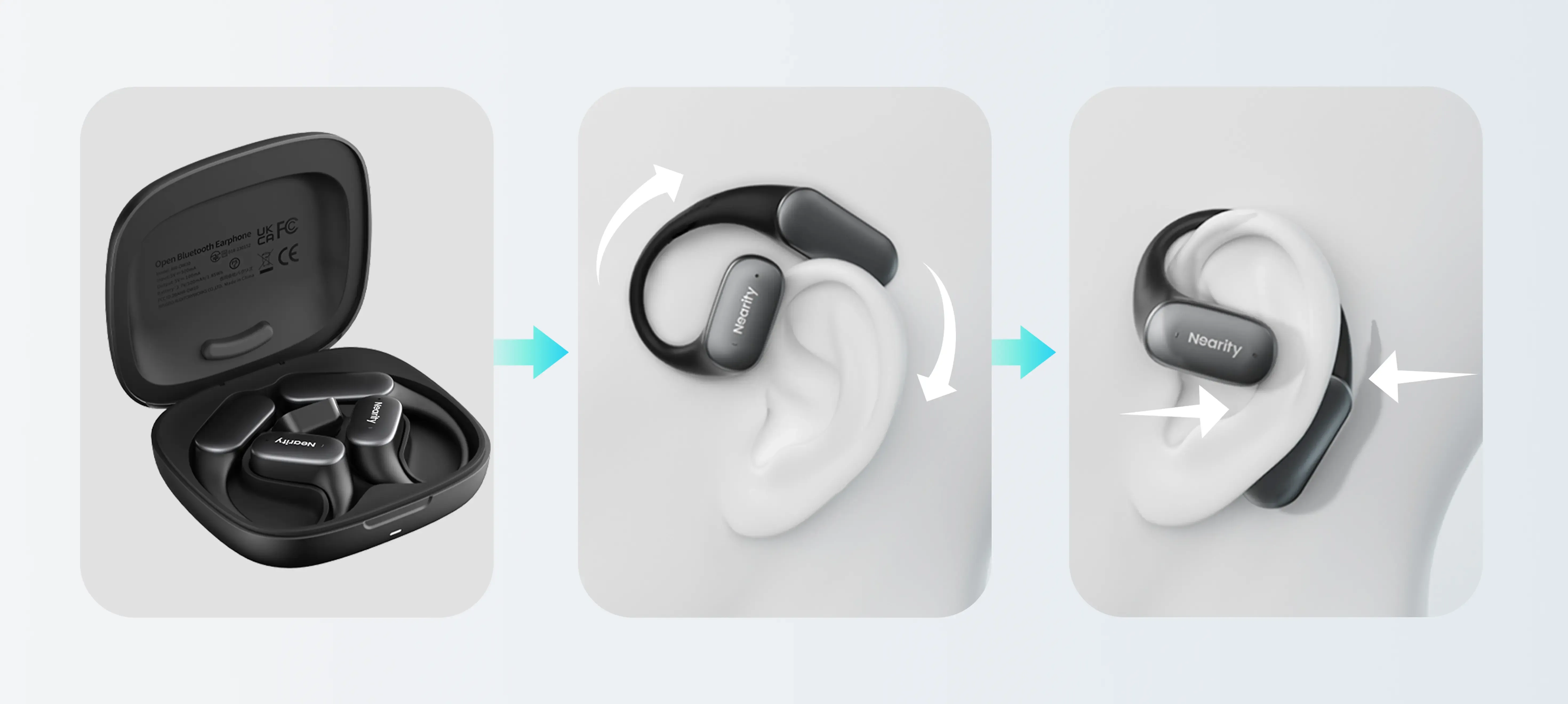 Bluetooth Earbuds Work Nearity MemPod Fit 2